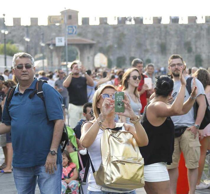 Prima alcune simulazioni e poi le acrobazie aeree