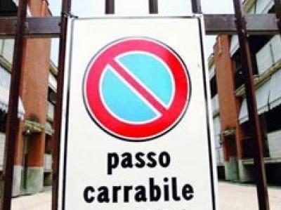 Passi carrabili: arriva la proroga 