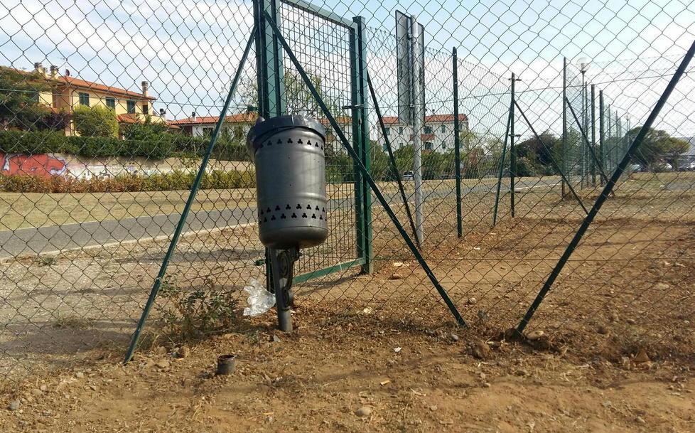 L'ingresso dell'area cani alla Ladronaia