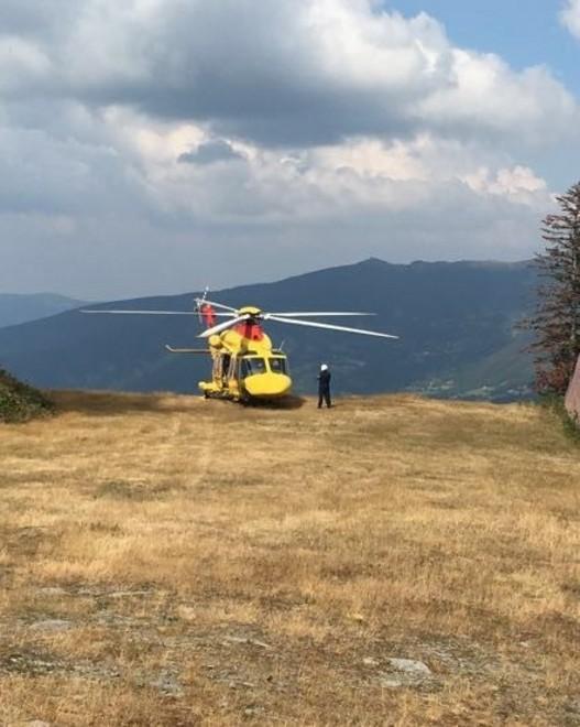 Giovane cade all’Abetone durante una gara di downhill 