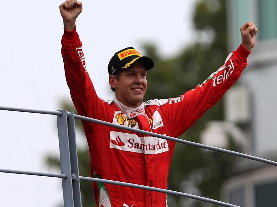 Ferrari Days, Vettel «incendia» Hockenheim 