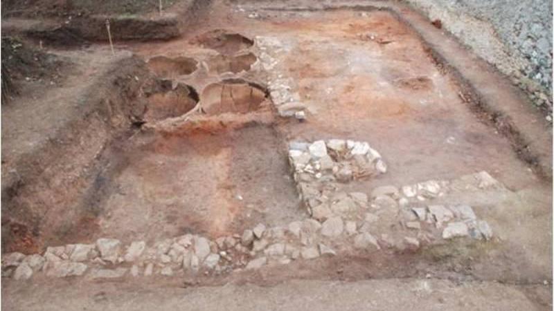 I resti della fattoria romana di San Giovanni