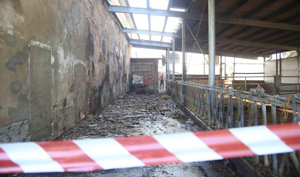 Incendio a Codemondo Reggio invasa dal fumo 