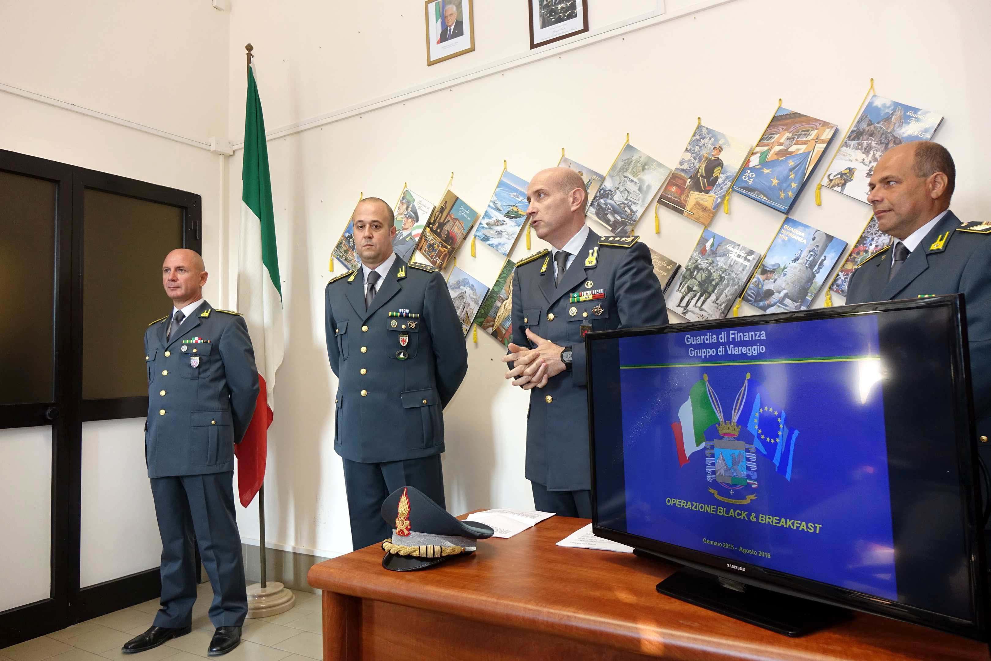 I vertici della Guardia di finanza