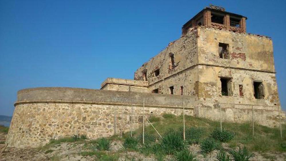 Un dettaglio della torre