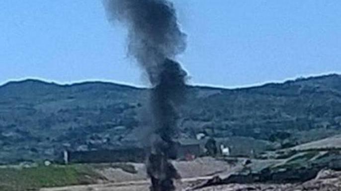 L'incendio del 21 aprile 2015 nella discarica di Scapigliato