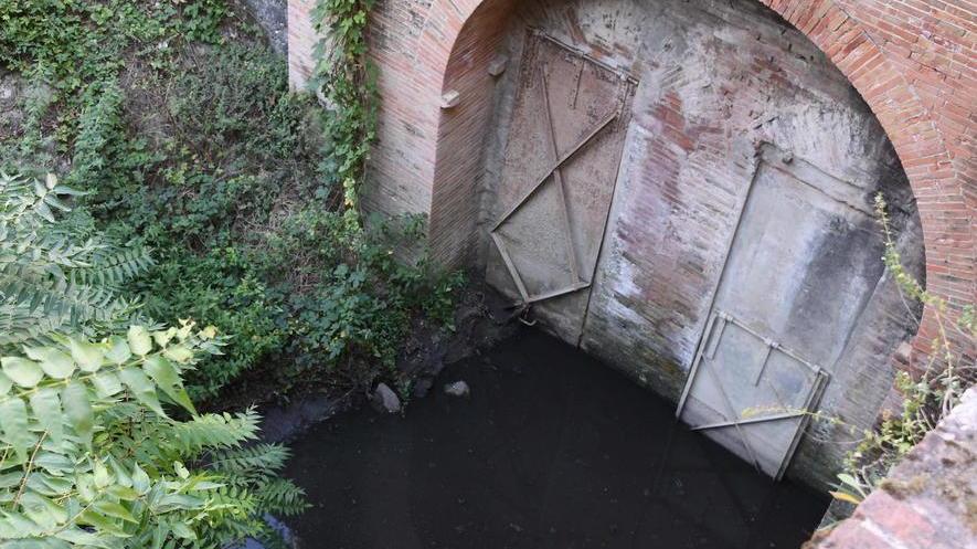 Il tanfo che esce dal canale scatena la rabbia