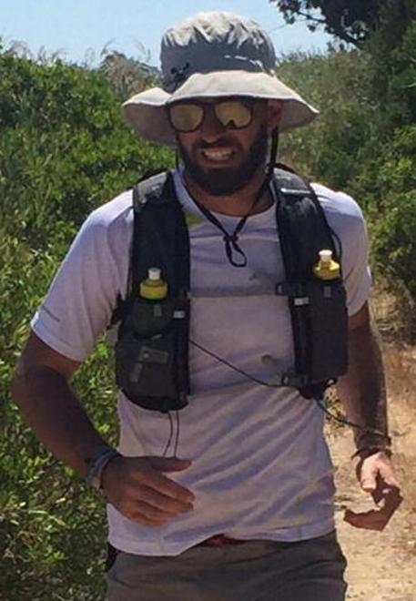 Il runner cecinese Michele Evangelisti