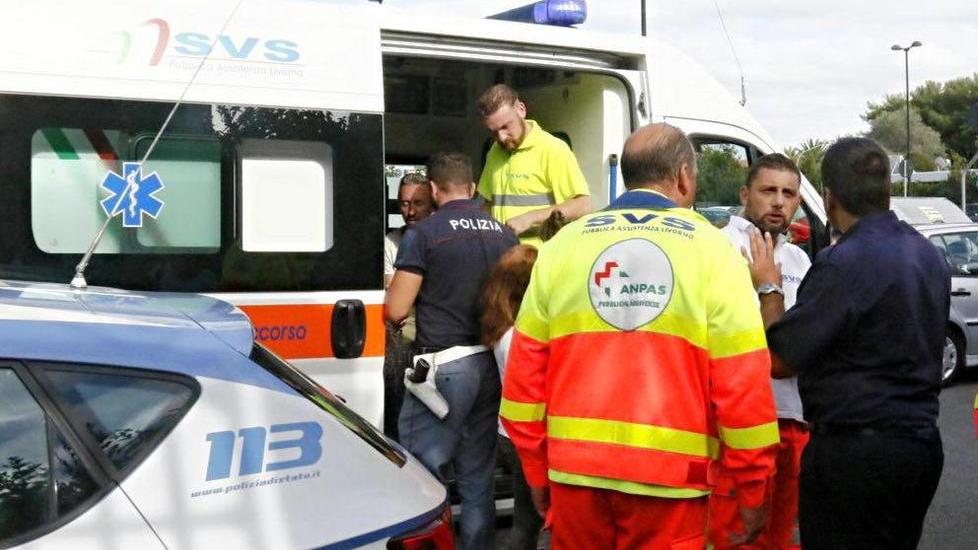 Lite al Melo per una bici, sei in ospedale