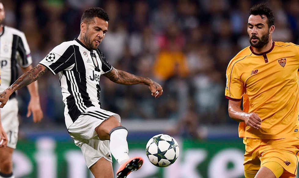 La Juventus “stecca” col Siviglia e perde Alves