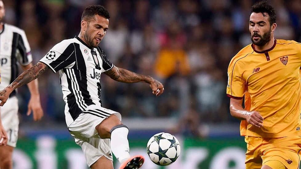 La Juventus “stecca” col Siviglia e perde Alves