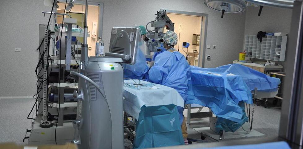 Una delle sale operatorie dell'ospedale di Cecina