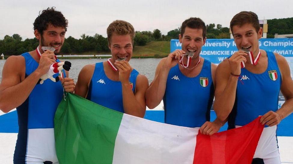 Jacopo Mancini vola con il quattro senza ai mondiali di Poznan