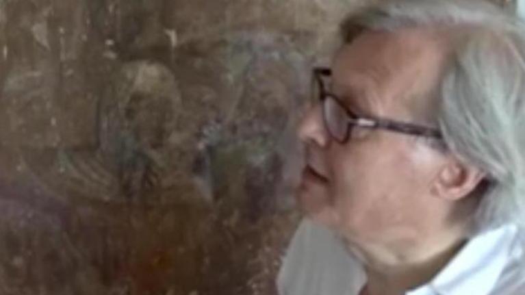 L’affresco dimenticato portato alla luce da Sgarbi