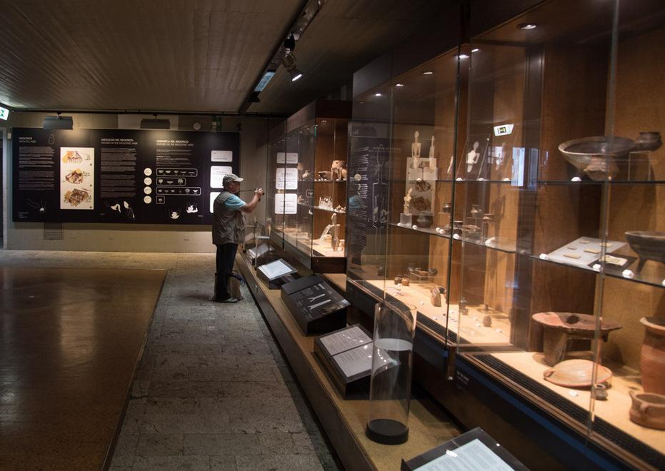 Una sala del museo archeologico di Cagliari