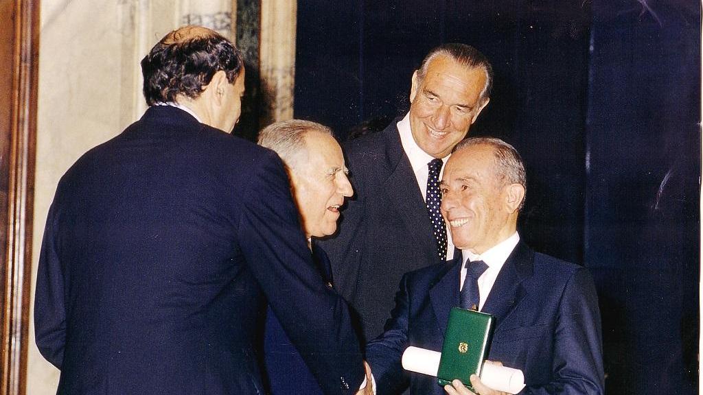 Carlo Azeglio Ciampi e Serafino Pinna