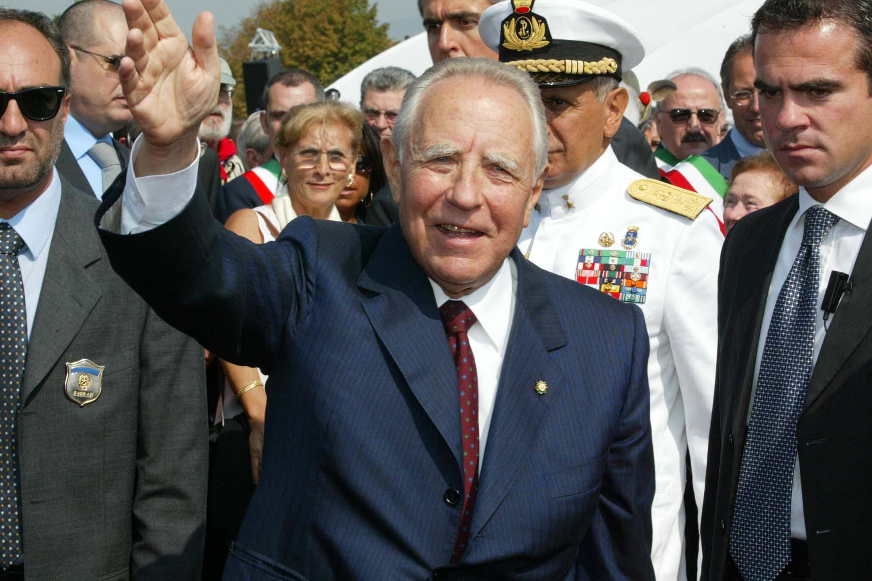 Il presidente emerito della Repubblica, Carlo Azeglio Ciampi