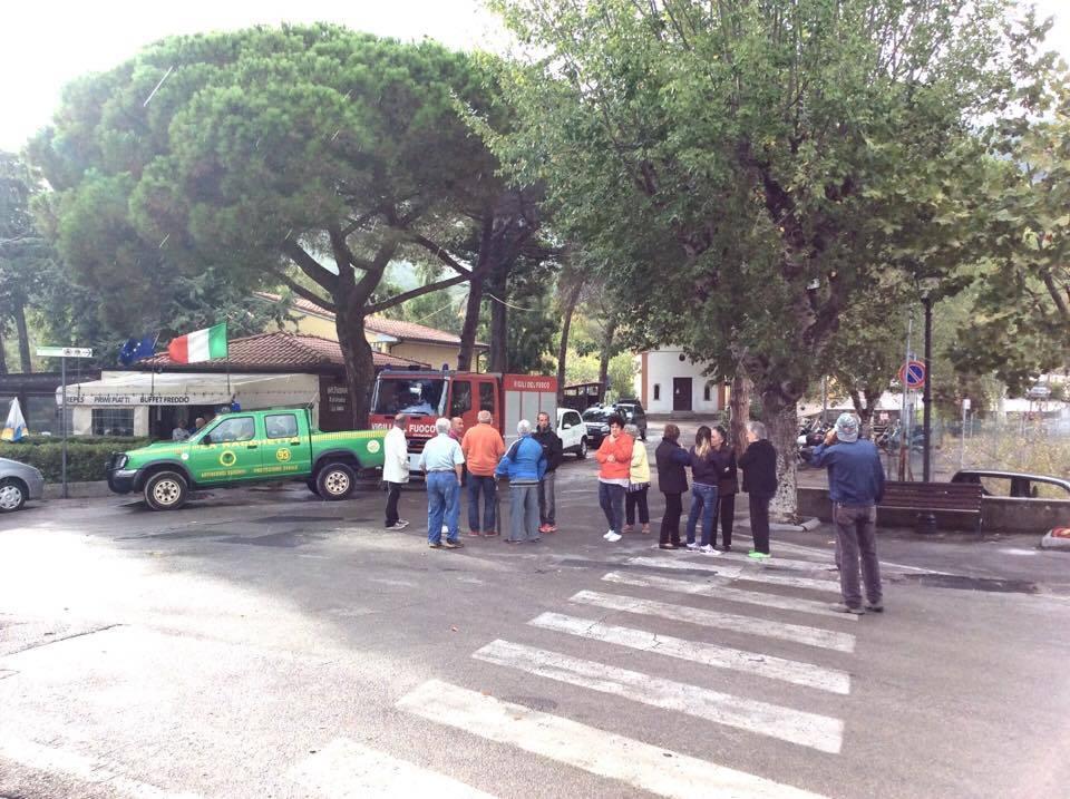 Le ricerche dell'anziana a Sant'Ilario (foto Gio' Di Stefano)