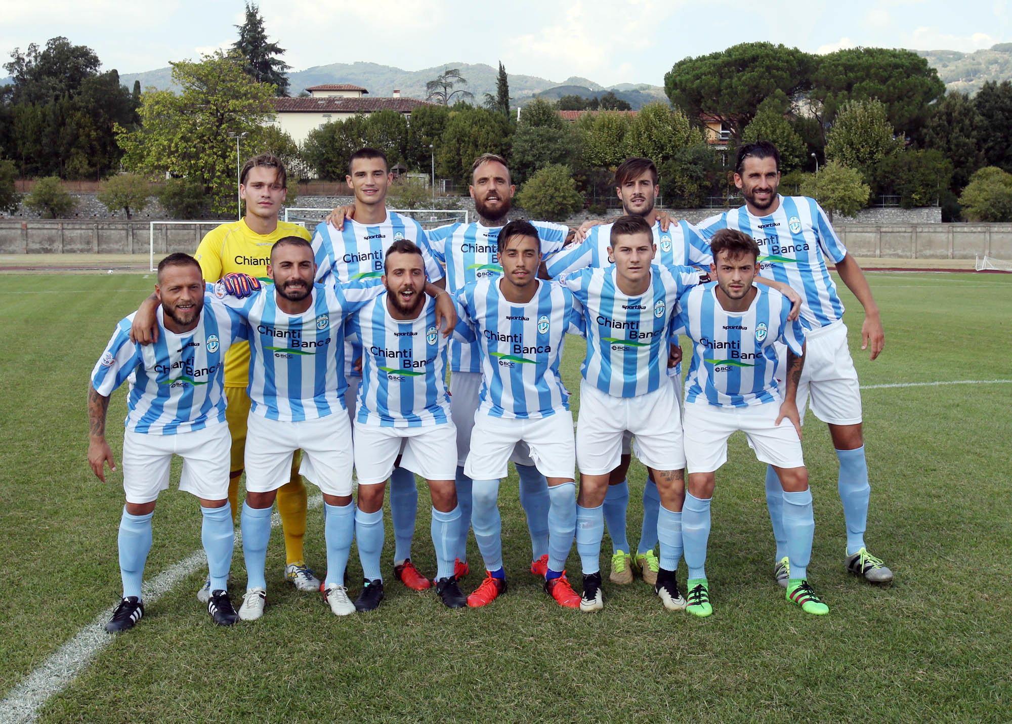 La formazione del Montecatini Valdinievole (Foto Nucci)