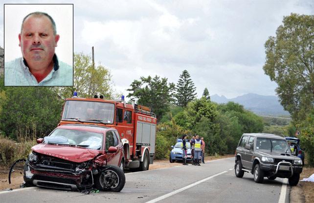 Frontale ad Arzachena, morto sul colpo un uomo sbalzato dall'auto