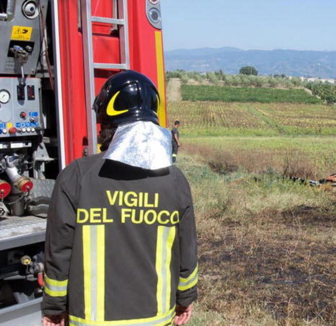 Rischia di annegare per salvare un cane Soccorsa dai pompieri