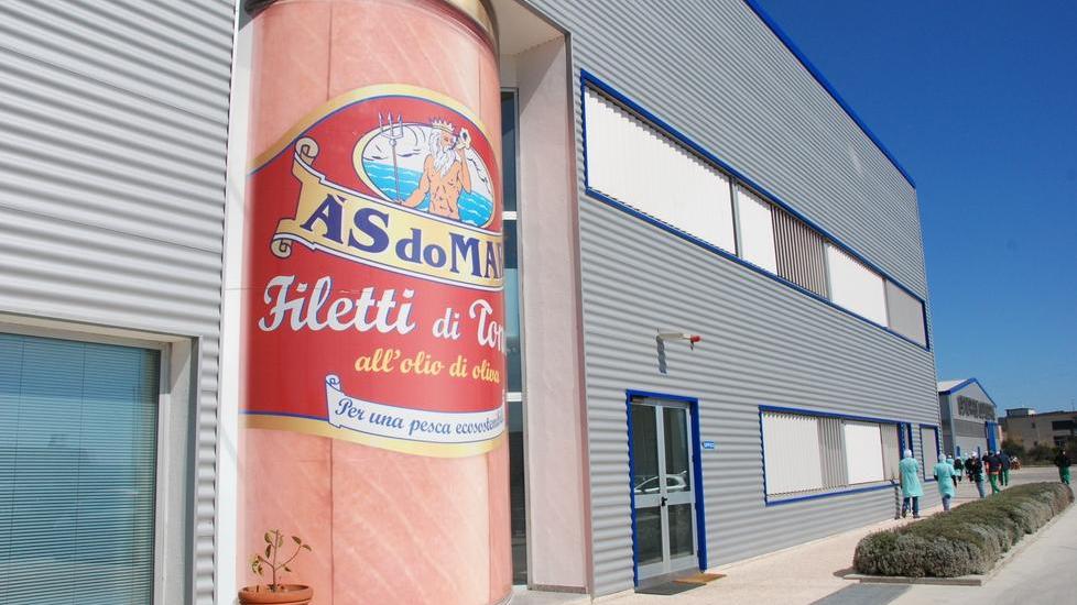 La fabbrica della As do Mar a Olbia