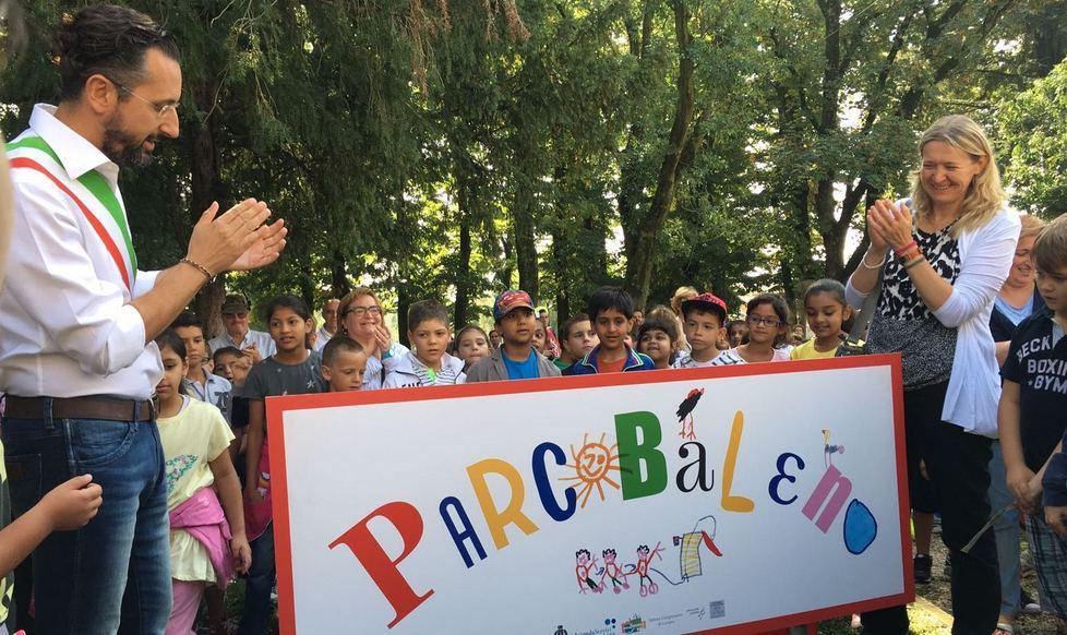 In mille inaugurano Parcobaleno 
