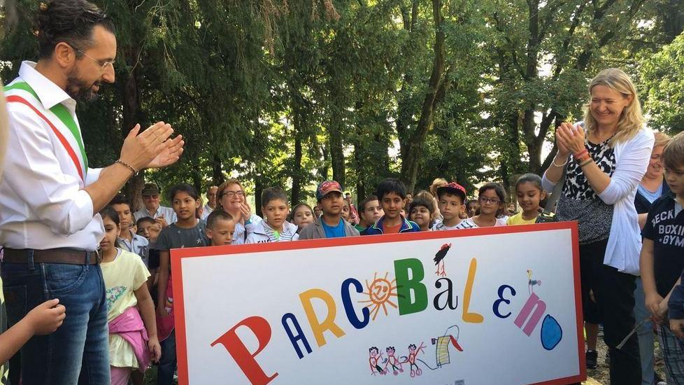 In mille inaugurano Parcobaleno
