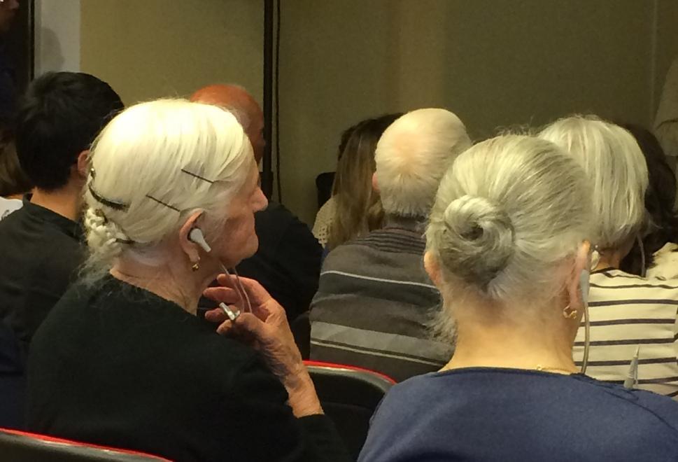 Pubblico a un convegno internazionale sulla longevità svoltosi a Villagrande lo scorso anno