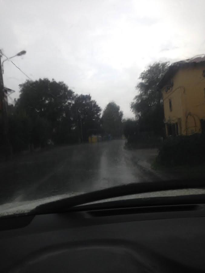 Violenti temporali nella Bassa allagamenti a Mirandola e San Possidonio
