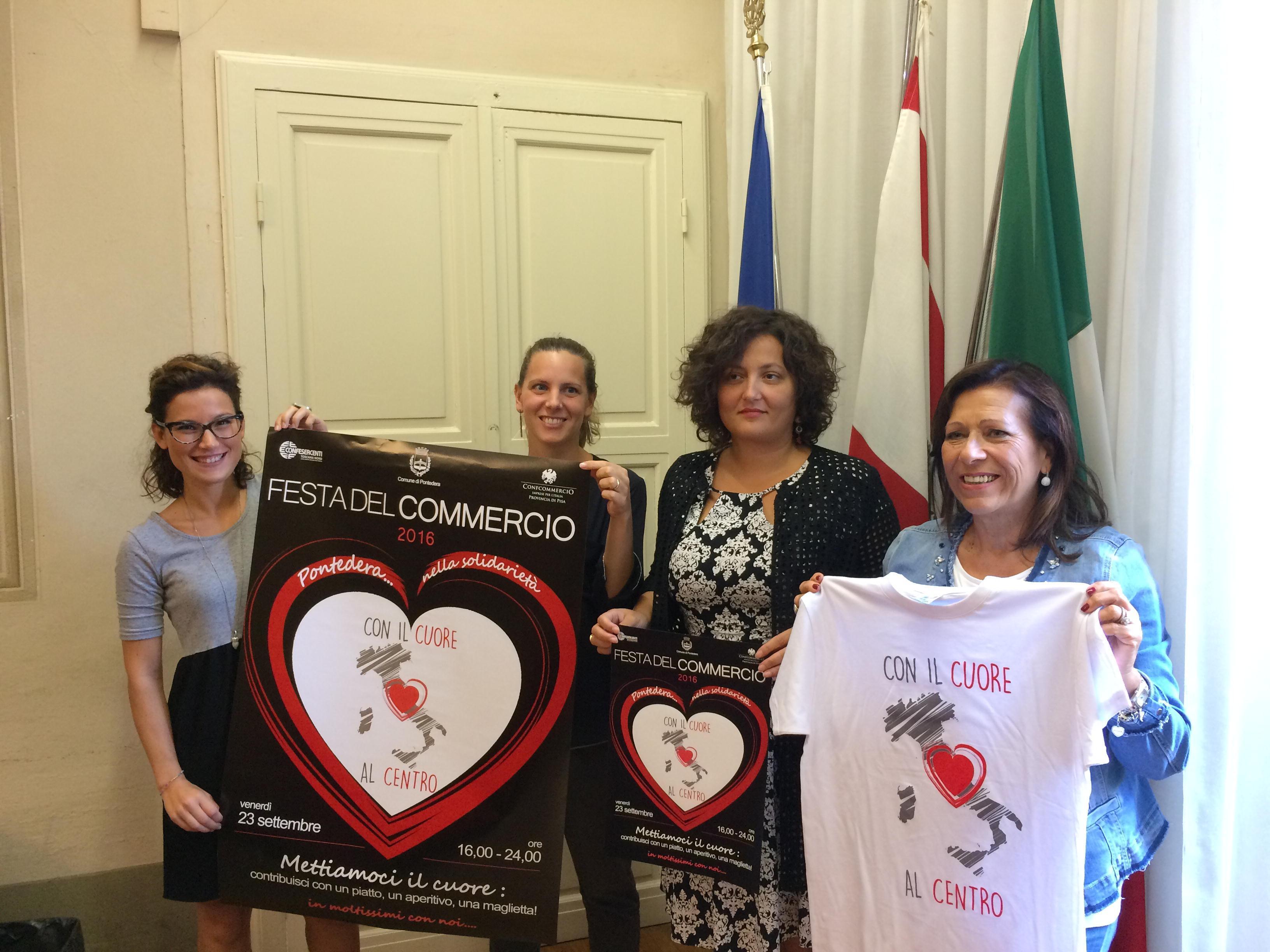 La presentazione della festa del commercio