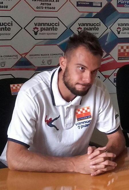 Davide Guglielmotti difensore della Pistoiese 2016-17