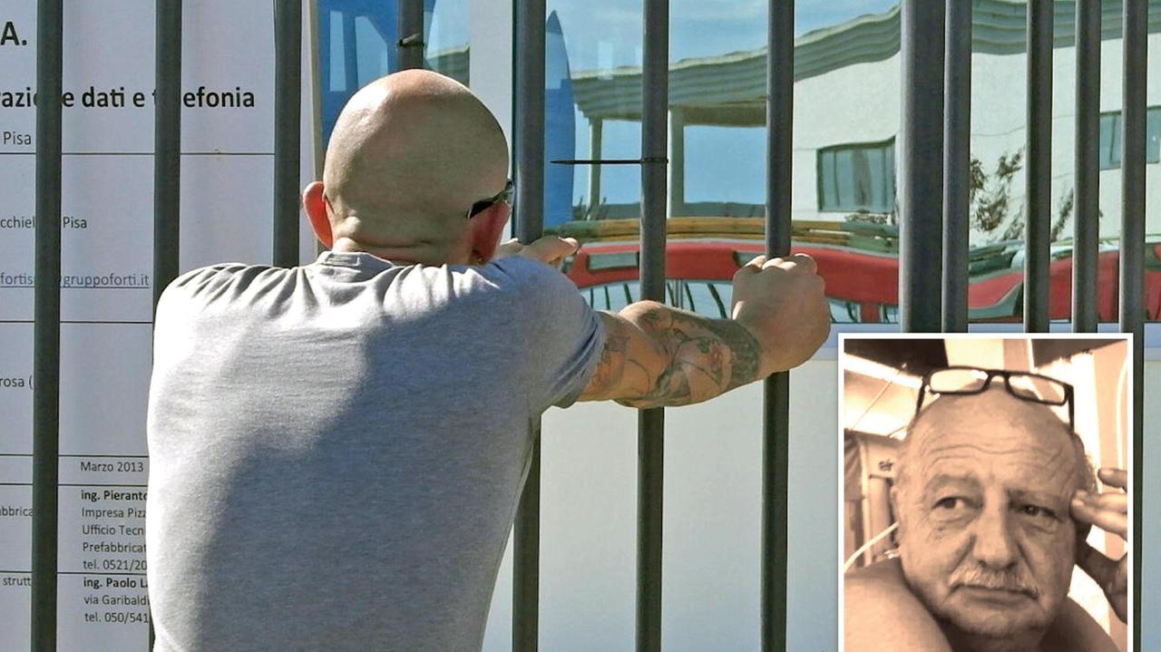 Daniele Folletti e il cantiere dove perse la vita in un infortunio sul lavoro
