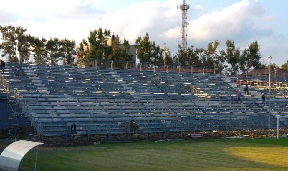 La nuova curva del Cabassi è ormai ultimata