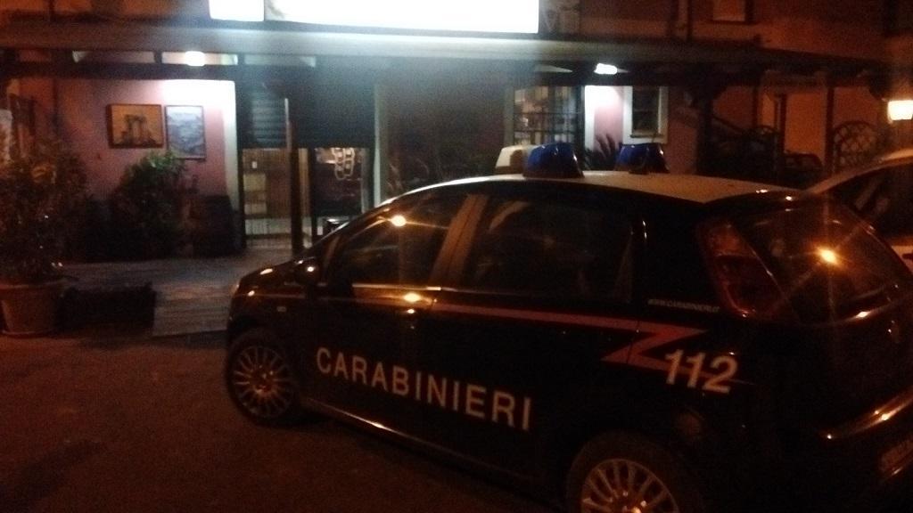 Il bar rapinato a Las Plassas (foto Onnis)