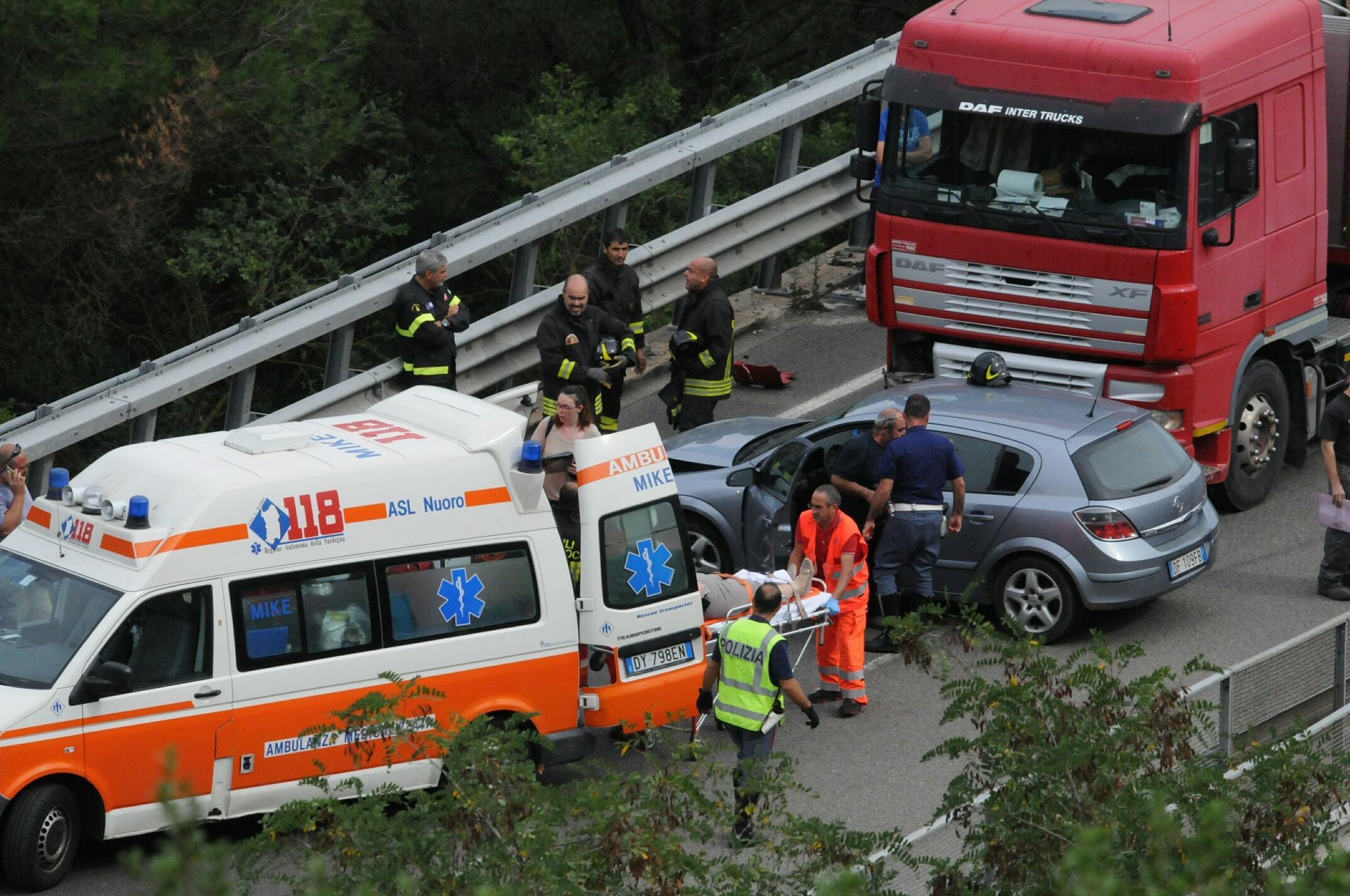 L'incidente sulla 131 dcn