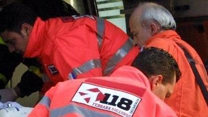 Folgorato, salvato dai soccorsi