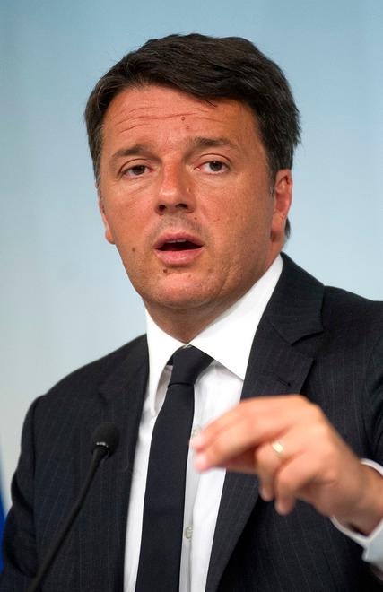 Polemico benvenuto a Renzi (con errore)