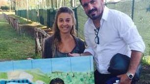 Valentina Damiano e il quadro per Ringhio