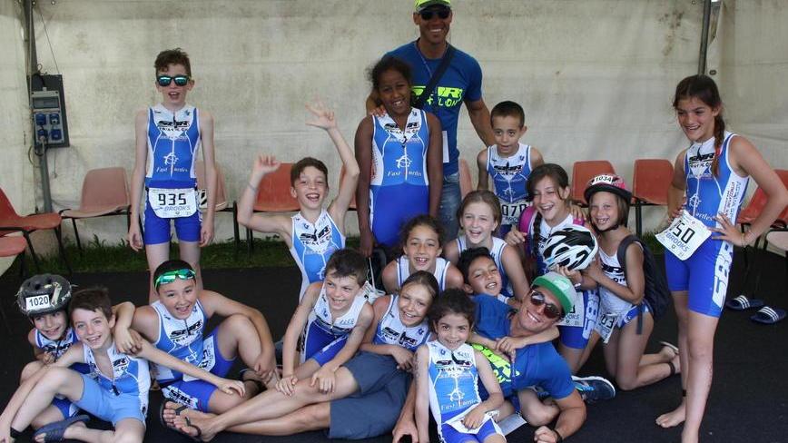 Quattro mini atleti al triathlon di Coppa