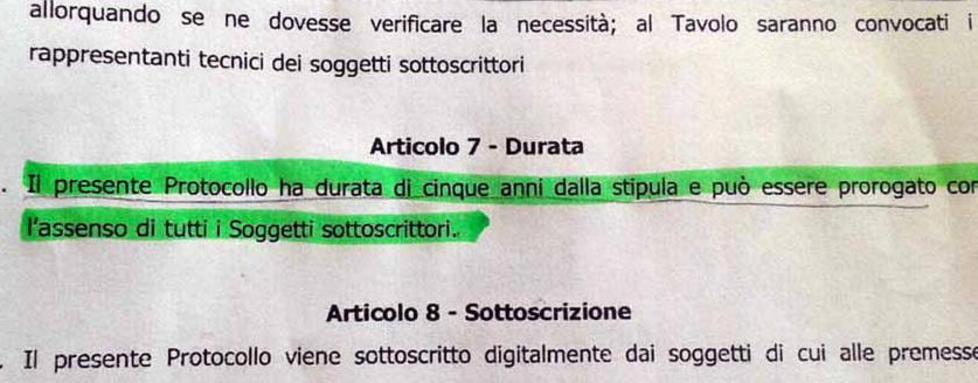 Tir del Sagro, il giallo dei due protocolli 