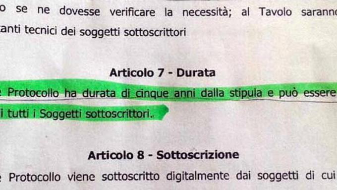 Tir del Sagro, il giallo dei due protocolli
