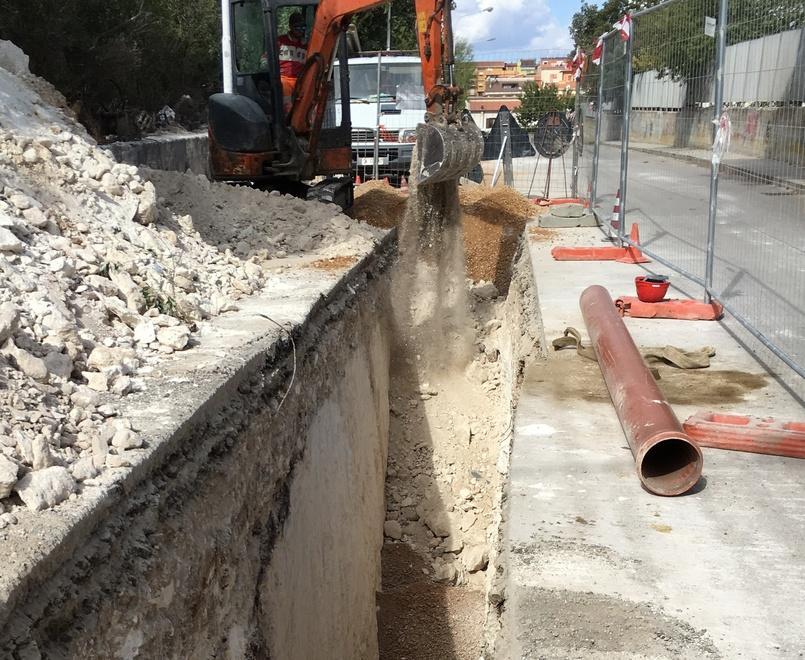 Li Punti e Baddimanna, lavori alle fognature 