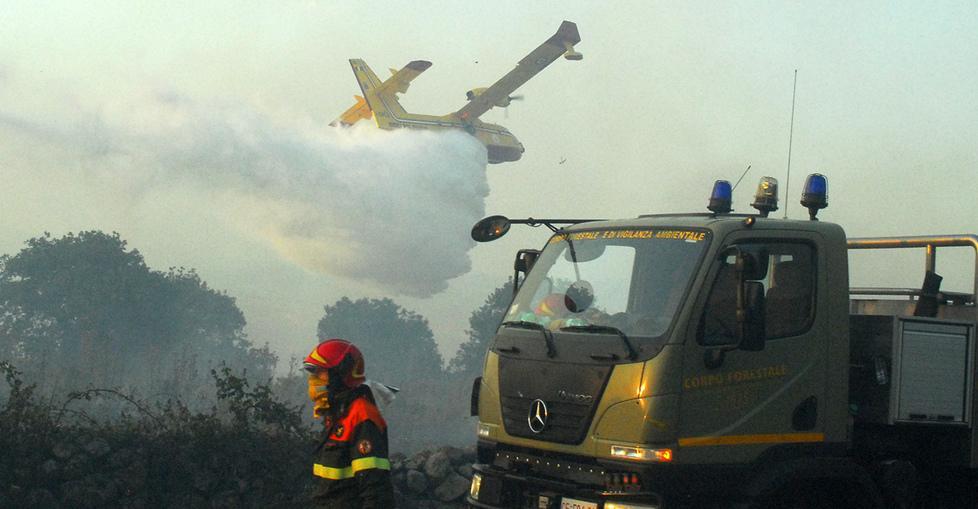 Una serata contro gli incendi e per ringraziare degli aiuti