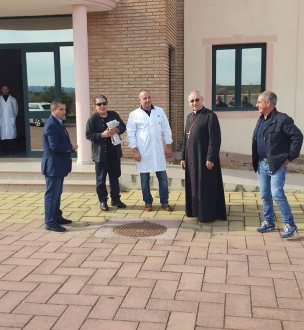 Visita del vescovo Marcia nell’area industriale