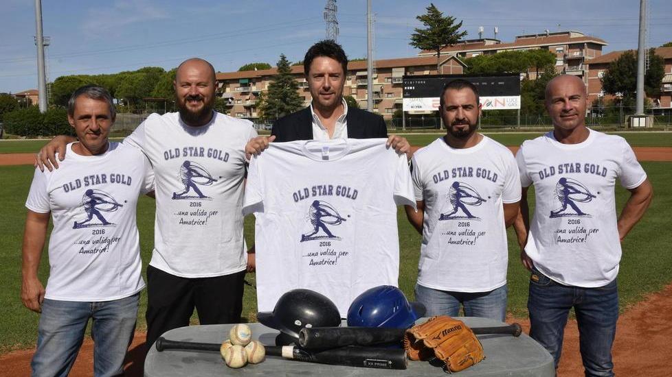 Giocano per Amatrice i vecchi campioni del baseball italiano