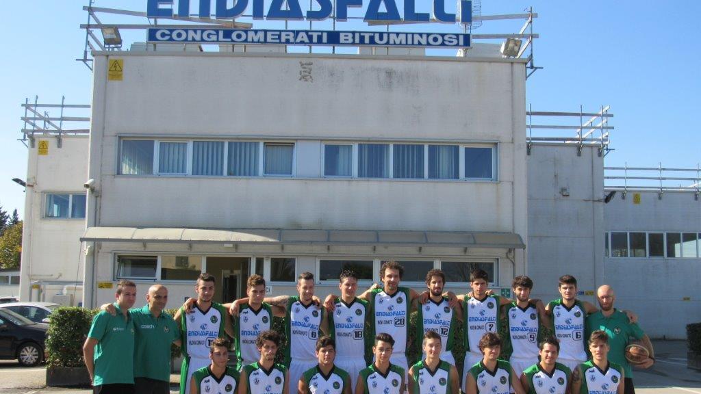 La formazione 2016-17 dell'Endiasfalti Pallacanestro Agliana 2000