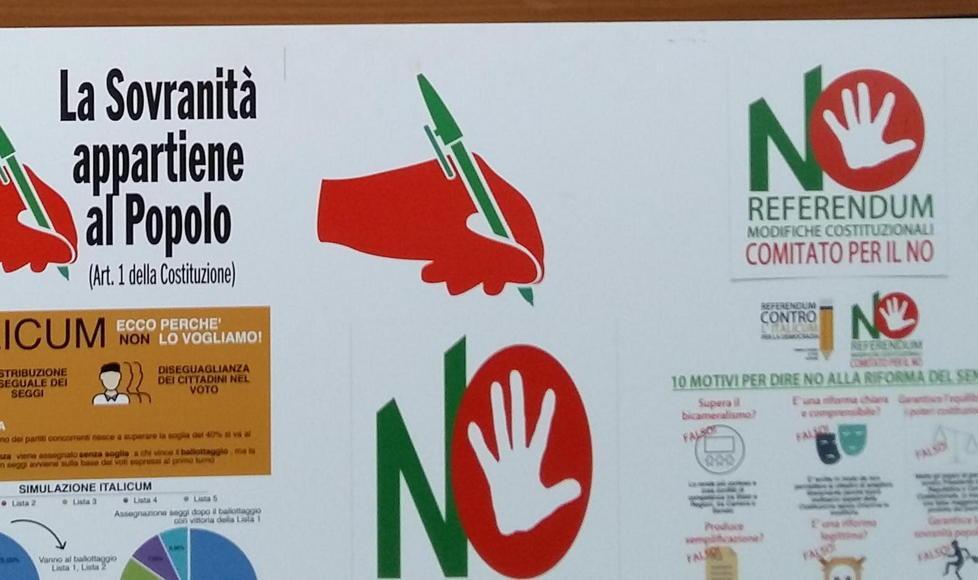 Parte il comitato provinciale per il No