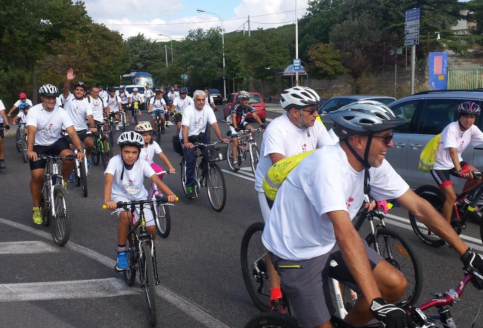 Gran successo della ciclopedalata 