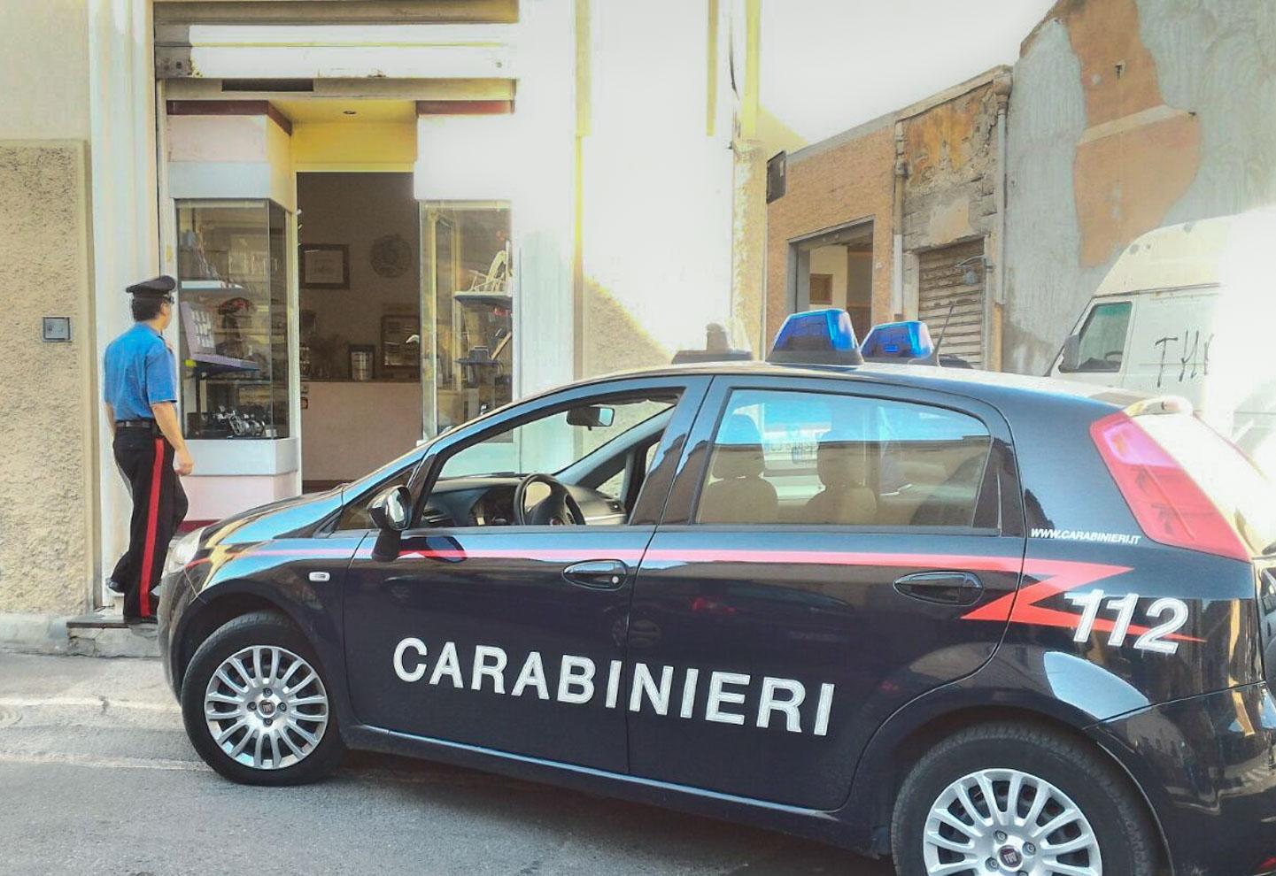 La gioielleria di Monserrato presa di mira dal rapinatore solitario (foto Mario Rosas)